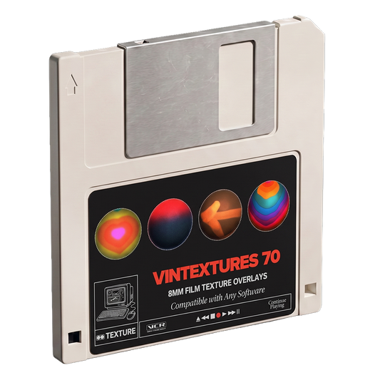 Vintextures 70 | 8mm Film Overlays